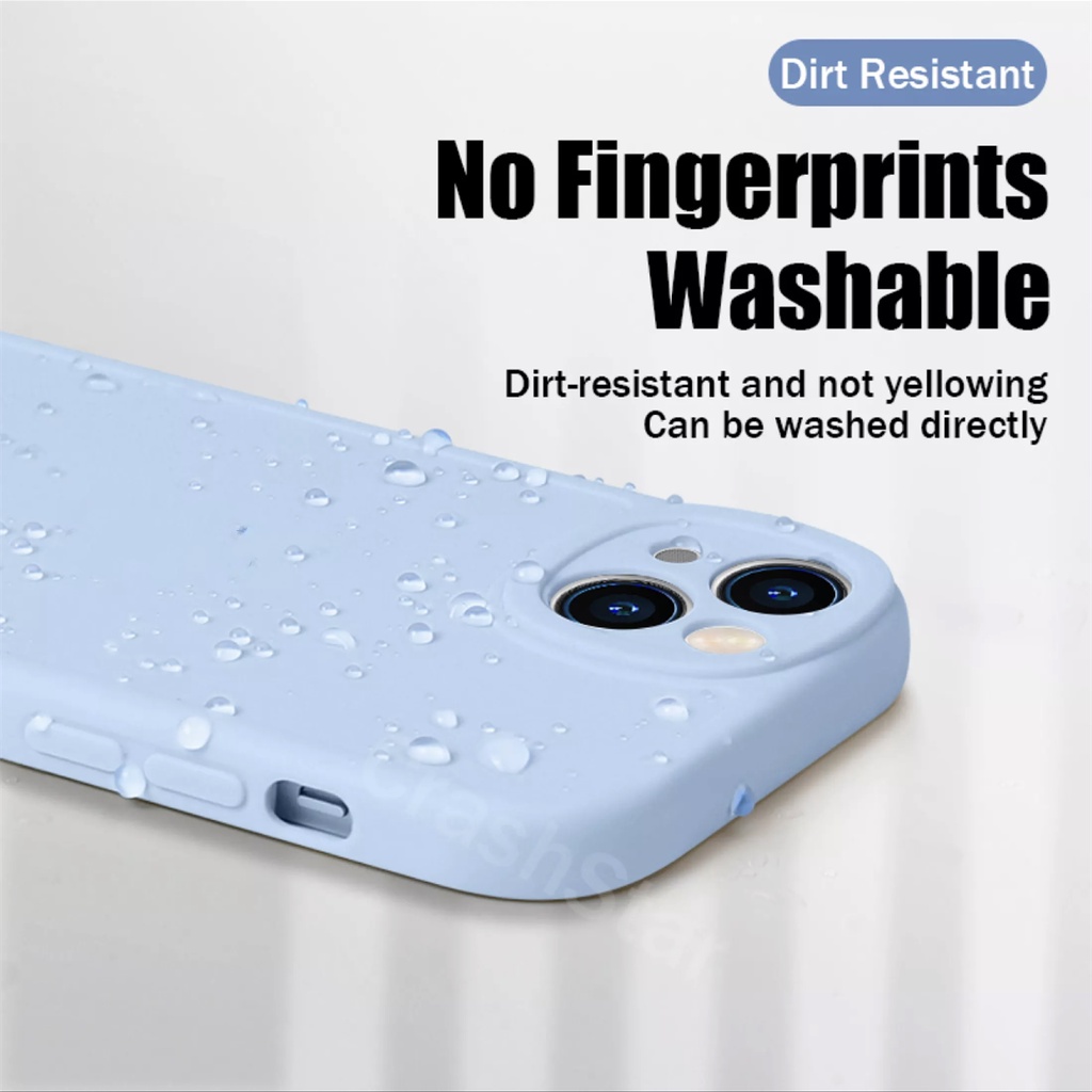 ốp lưng silicone lỏng Vỏ điện thoại mềm màu kẹo Tương thích Đối với iPhone 7 plus 8 plus x xs max xr 13 pro max12 11 pro max Vỏ TPU chống sốc