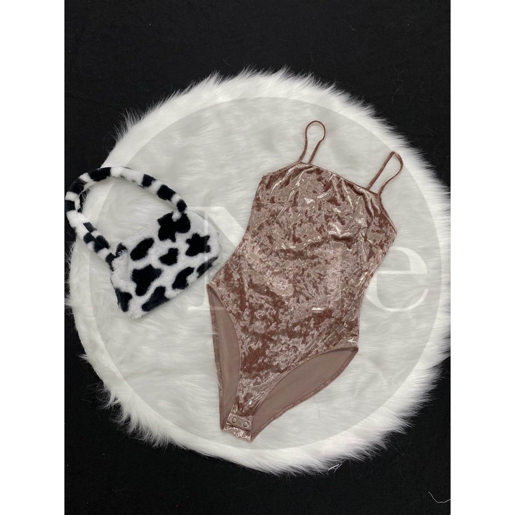 [XUẤT XỊN] Bodysuit nhung, trễ vai đen và cổ lọ (nhiều loại 😆) | BigBuy360 - bigbuy360.vn