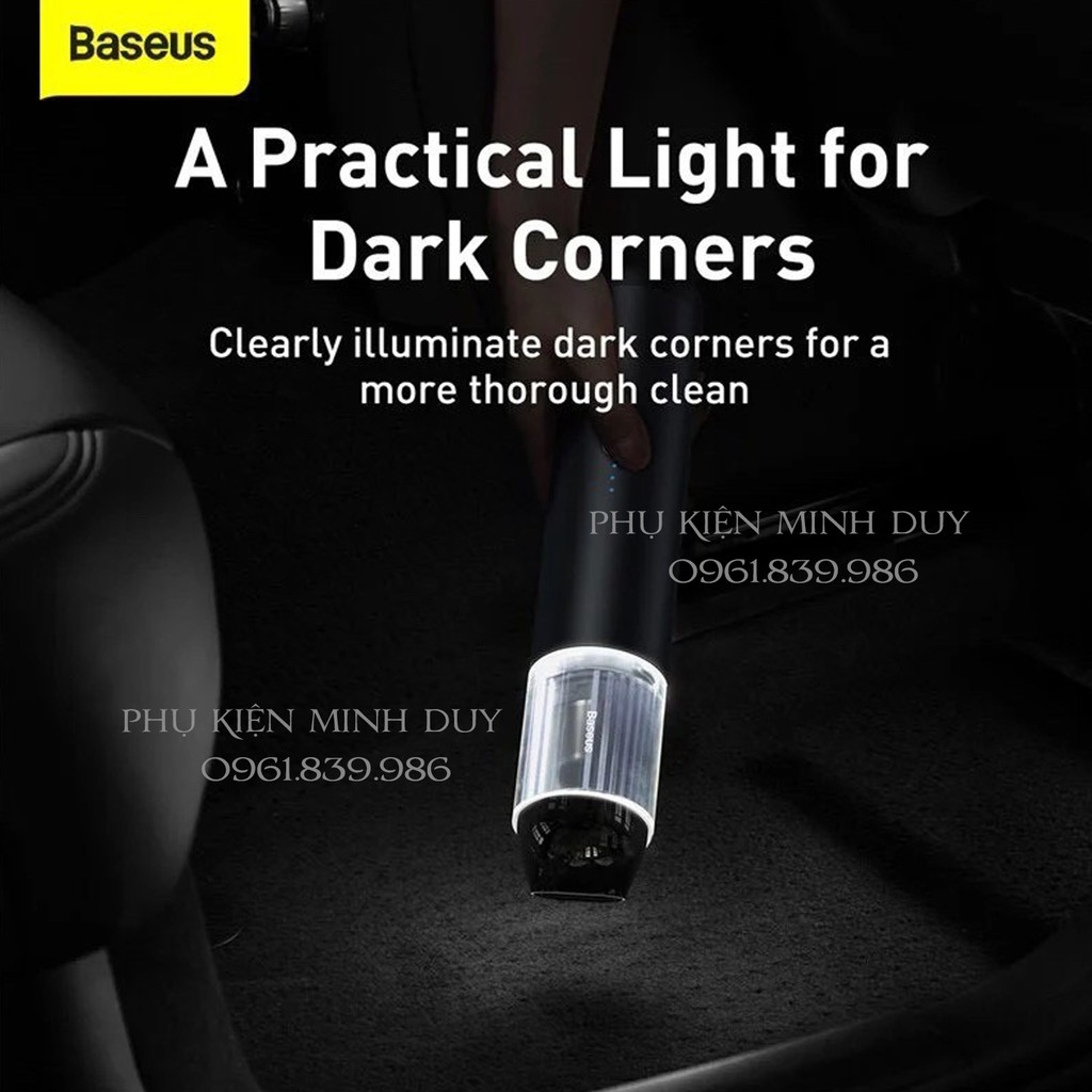 Máy hút bụi cầm tay công suất lớn 135W Baseus A3 Car Vacuum Cleaner