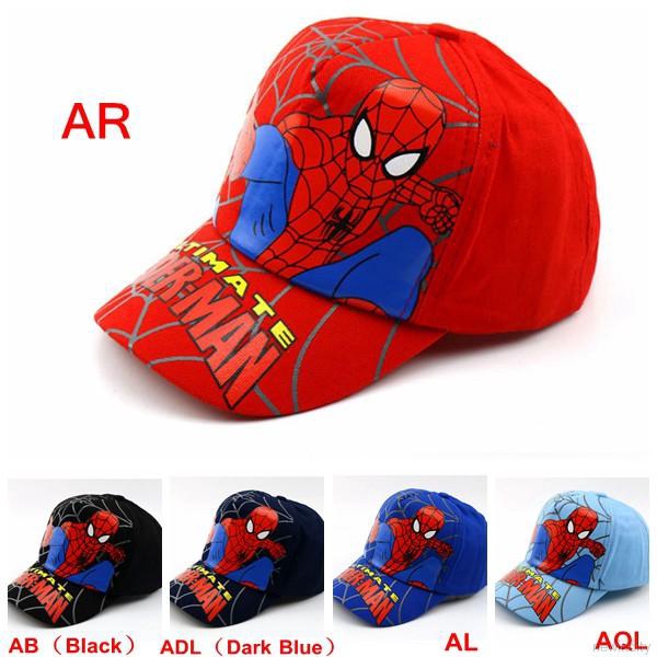 Mũ lưỡi trai in hình người nhện cho bé trai