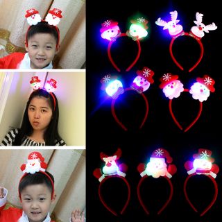 BĂNG ĐÔ CÀI TÓC NOEL CÓ ĐÈN CHO BÉ TRAI BÉ GÁI