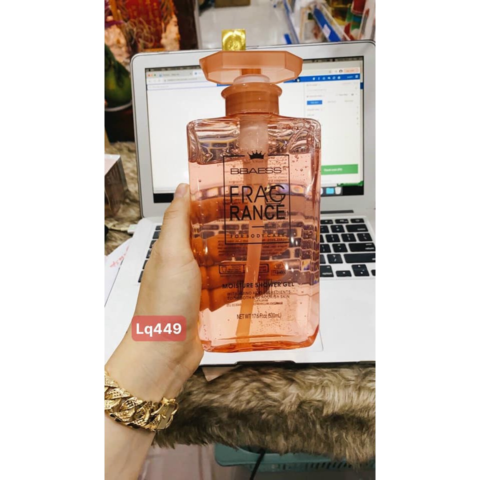 [SỮA TẮM HƯƠNG NƯỚC HOA] Sữa tắm hương nước hoa BBAESS FRAGRANCE 500ml