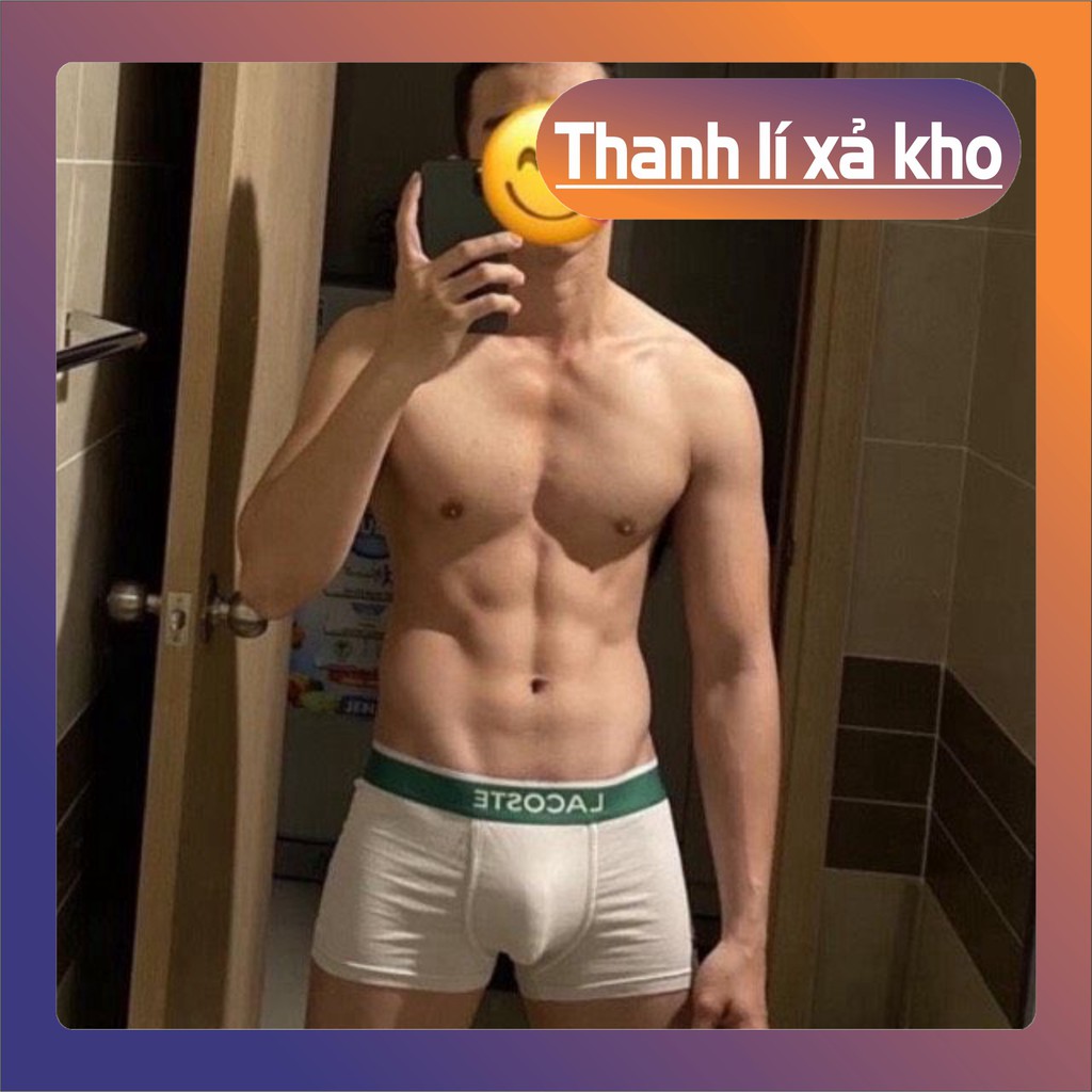 QUẦN LÓT NAM BOXER COTTON CAO CẤP (HÌNH THẬT) [HÌNH THẬT +VIDEO]