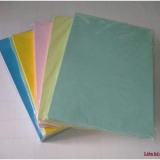 100 tờ bìa A4 đóng sách giấy dầy DL100gms