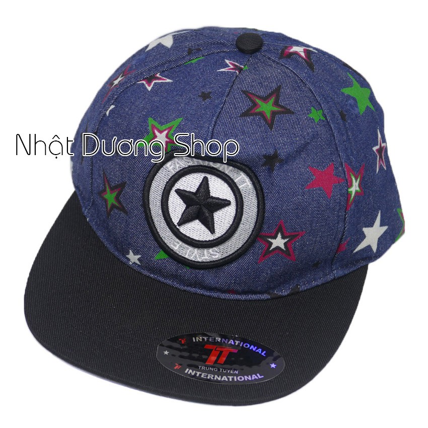 [ Hình thật ] Nón kết hiphop dành cho trẻ em từ 3 -7 tuổi chất liểu vải Sam Sung cao cấp tạo cảm giác êm ái cho bé