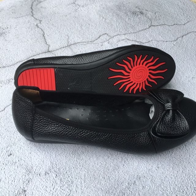 Giày nữ da bò thật đế bệt bảo hành da 1 năm | BigBuy360 - bigbuy360.vn