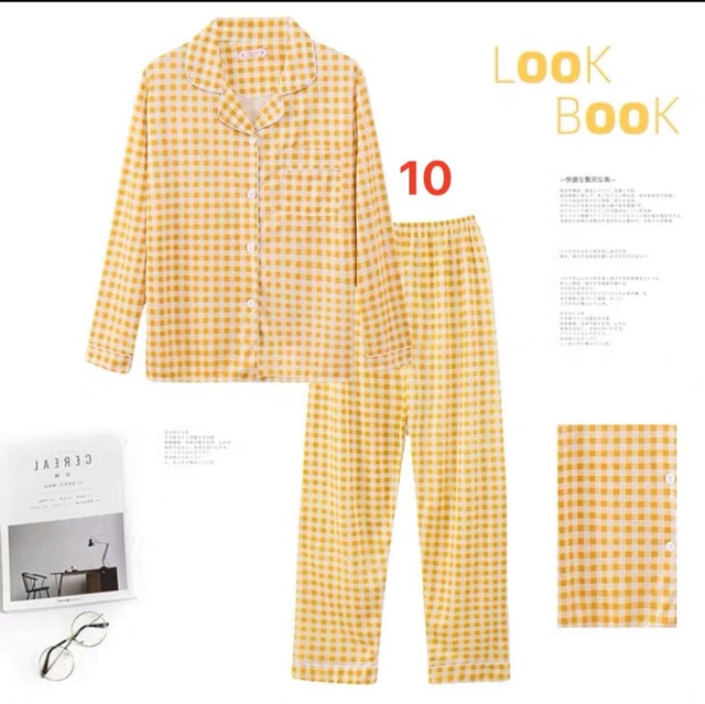 Bộ ngủ pyjama xinh xắn CÓ SẴN GIAO NGAY