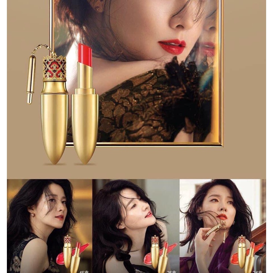 Son Whoo hoàng cung luxury lip rouge #88 Màu cam đất/Hũ son phối 3 màu - date 4/2023- Nội địa Hàn Quốc