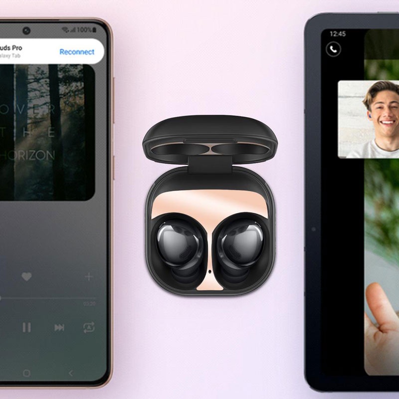 Miếng Dán Kim Loại Chống Bụi Bảo Vệ Cho Hộp Sạc Tai Nghe Galaxy Buds Pro