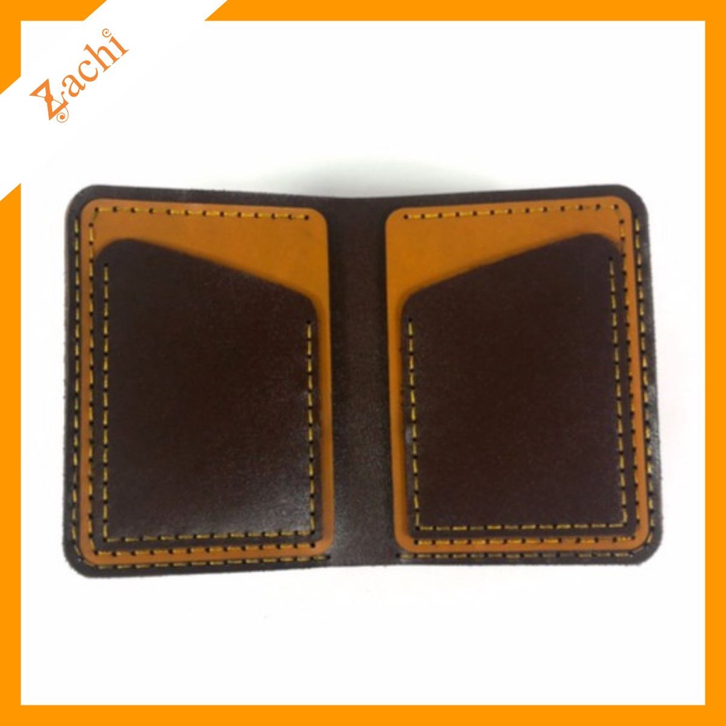 [Zachi] Ví da handmade mẫu đứng mini nhỏ ngọn