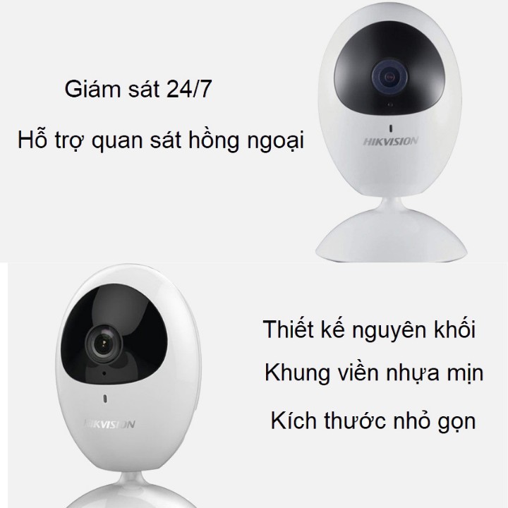 Camera Wifi Hikvision DS-2CV2U21FD-IW , cube 2.0 fullHD , đàm thoại 2 chiều , cảnh báo chuyển động , xem đêm