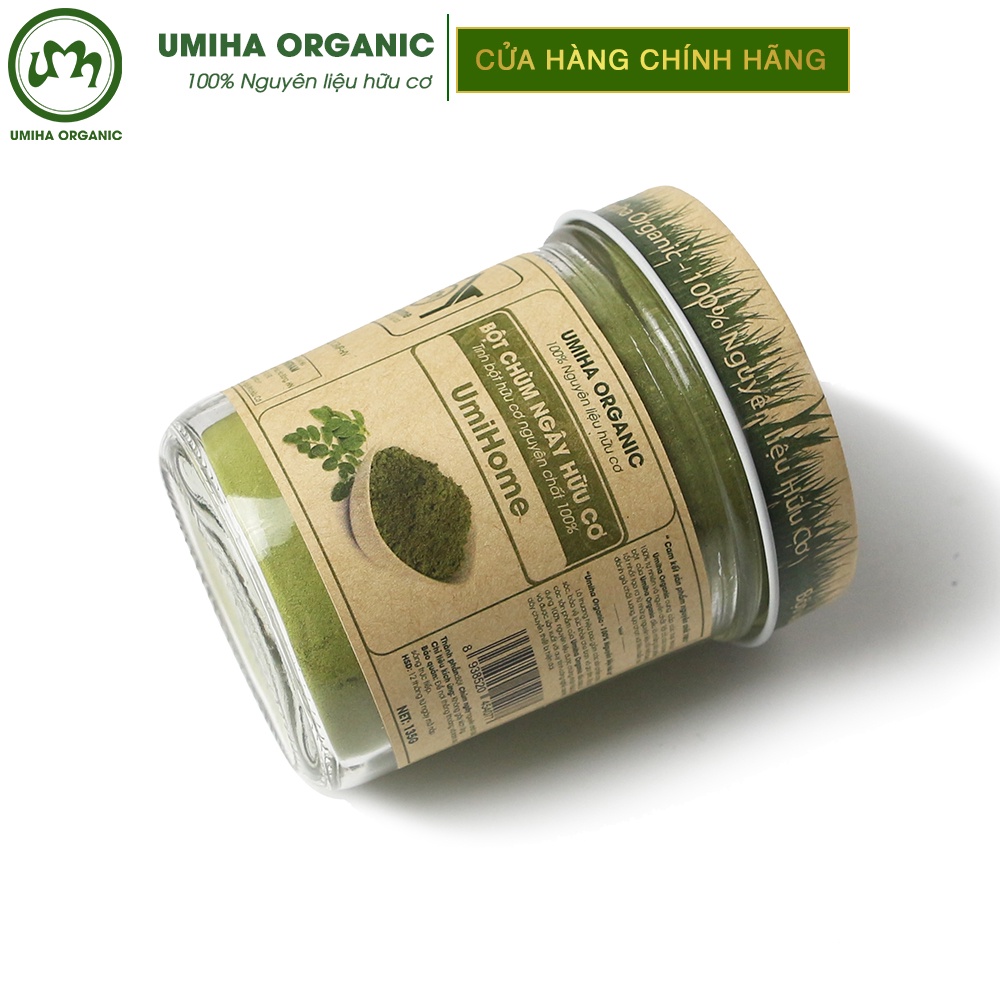 Bột Chùm Ngây Đắp Mặt Nạ Hữu Cơ Umiha Nguyên Chất | Moringa Powder 100% Organic 135g