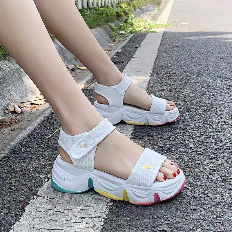 XẢ KHO (S99) Sandal hoa cúc 1 quai, 1 bông cúc họa mi