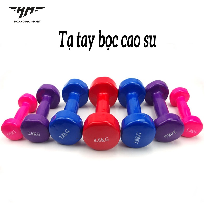 Tạ Tay Bọc Cao Su Loại Mini Tập Gym Dành Cho Nam Nữ