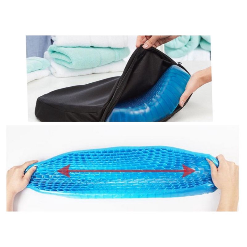 Đệm lót ghế hỗ trợ 3D Flex siêu êm, Đệm Flex Tổ Ong, Nệm lót ghế ngồi 2 lớp