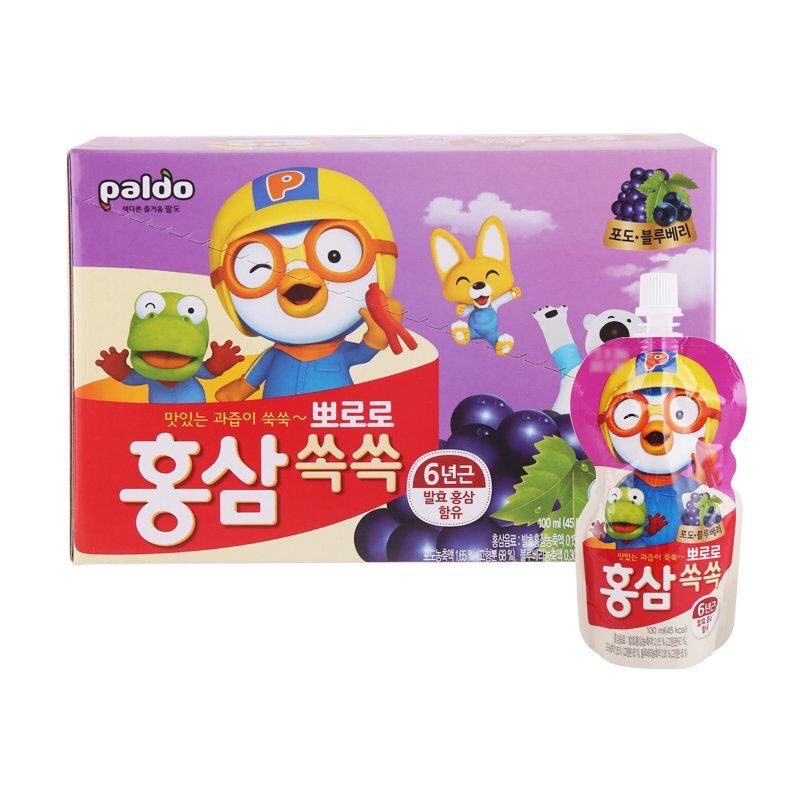 Nước Hồng Sâm Pororo Paldo Hàn Quốc