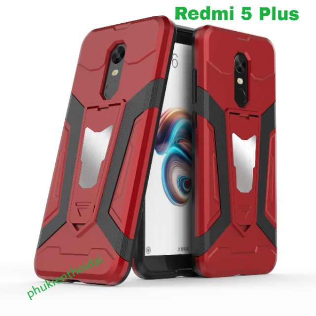 Ốp lưng Redmi 5 Plus / Note 11T Pro 5G / Note 12 Pro 5G / Note 12 Pro 4G chống sốc Iron Man Iring giá đỡ xem phim