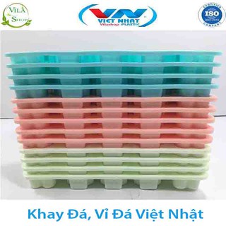[ Nhiều Loại ] Khay Làm Đá, Vỉ Làm Đá Đa Năng Việt Nhật, Nhựa Dẻo Chính Hãng - Kháng Khuẩn -  Khử Mùi