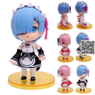 1272 Mô hình Chibi Emily Ram Rem Anime Zero