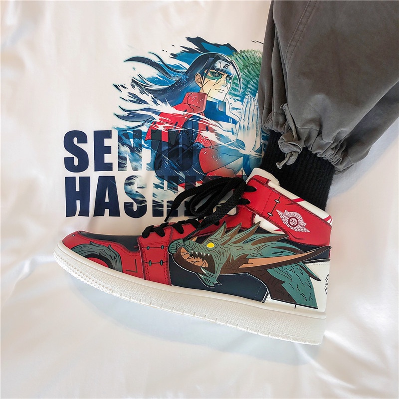 Stylish Naruto printed sneakers for men
