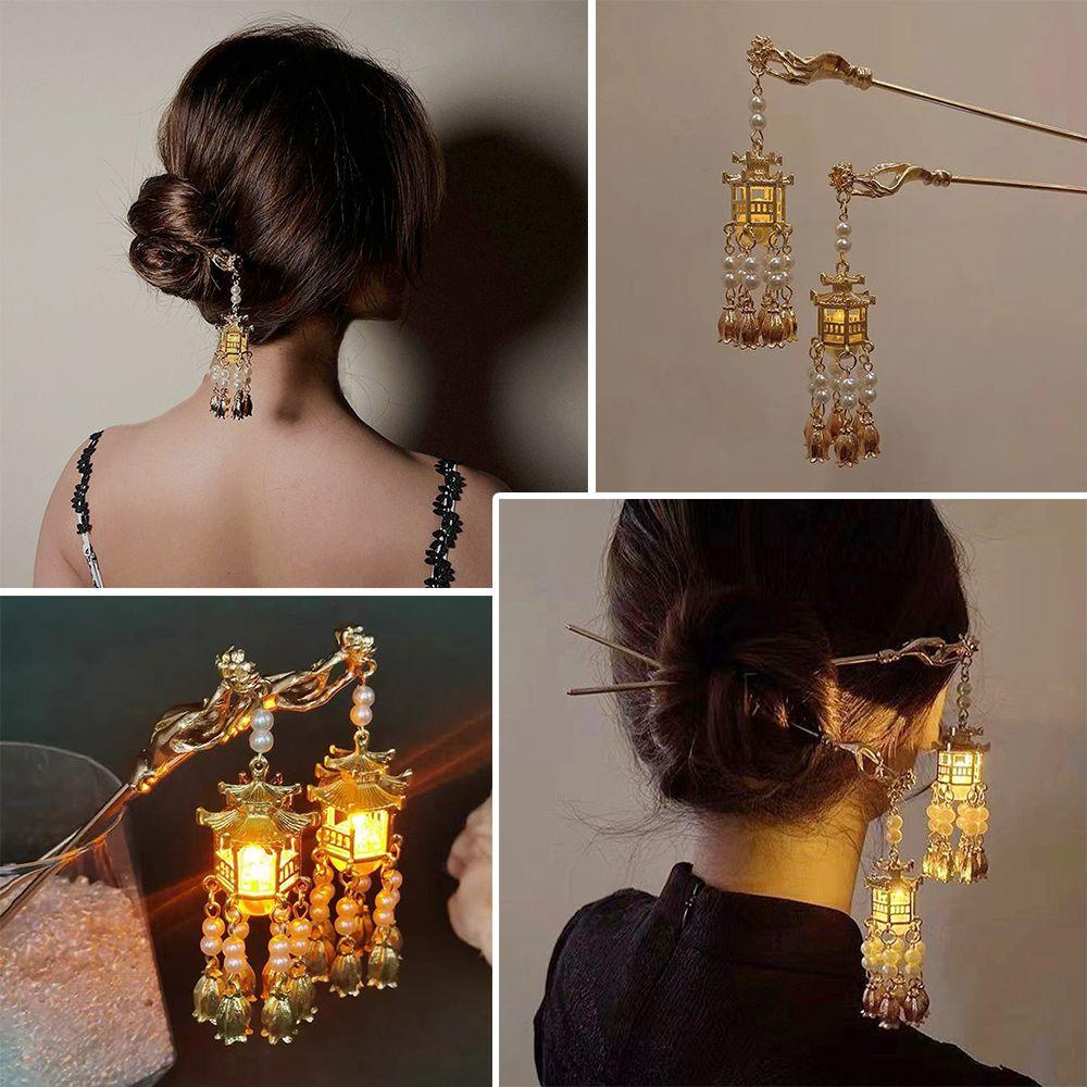 EUTUS Trâm Cài Tóc Tua Rua Phong Cách Retro Thời Trang