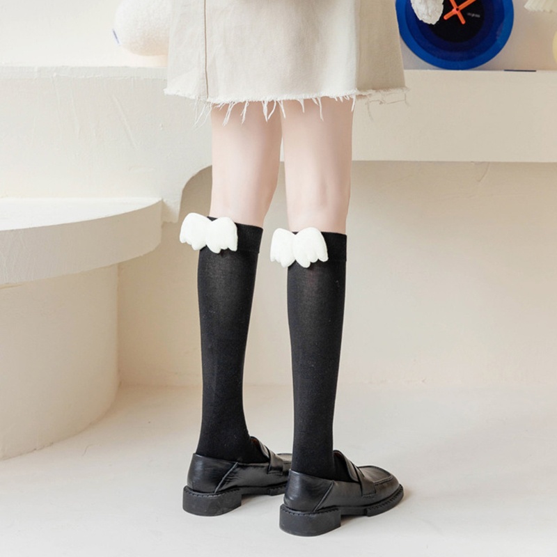 XIXI Vớ cotton cổ cao in họa tiết phong cách Nhật Bản dễ thương cho nữ