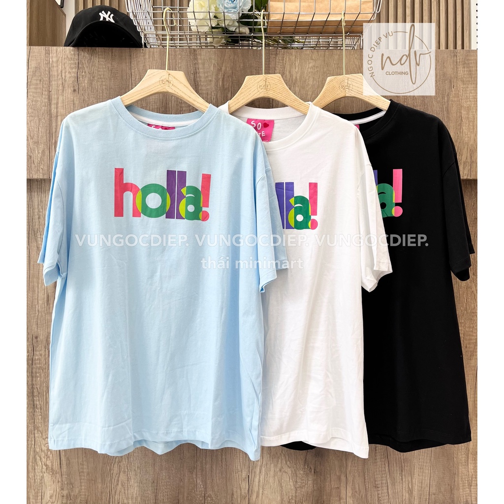 Áo thun chữ Holla Thái - SP4422