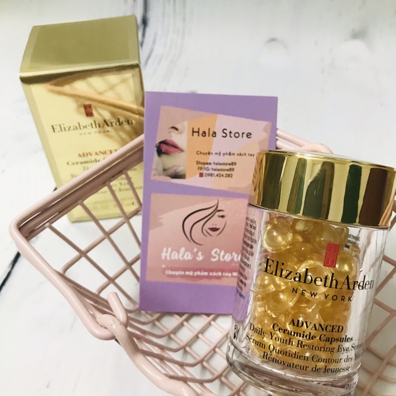 Elizabeth Arden ✨ Tinh chất dưỡng mắt trẻ hóa da  Advanced Ceramide Capsules Daily Youth Restoring Eye Serum