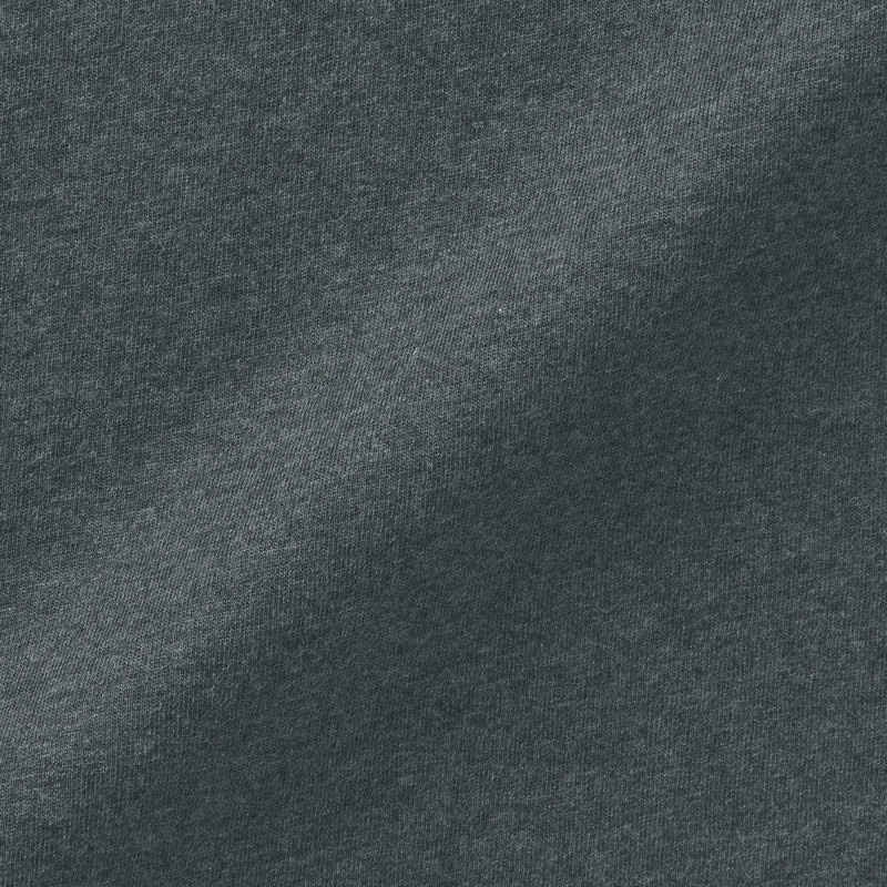 Muji Áo Thun Vải Jersey Cotton Ấn Độ Cổ Tròn Dài Tay