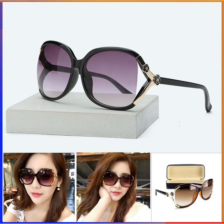 Mắt kính nữ thời trang - Bảo hành 12 tháng - Đủ bộ hộp đựng kính như hình