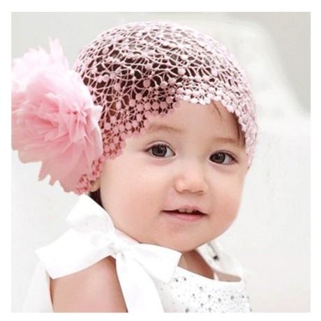 Mũ ren lưới xinh xắn cho bé