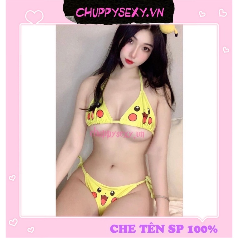 SET BIKINI PIKACHU SEXY BIGSIZE - SHIP HỎA TỐC SG