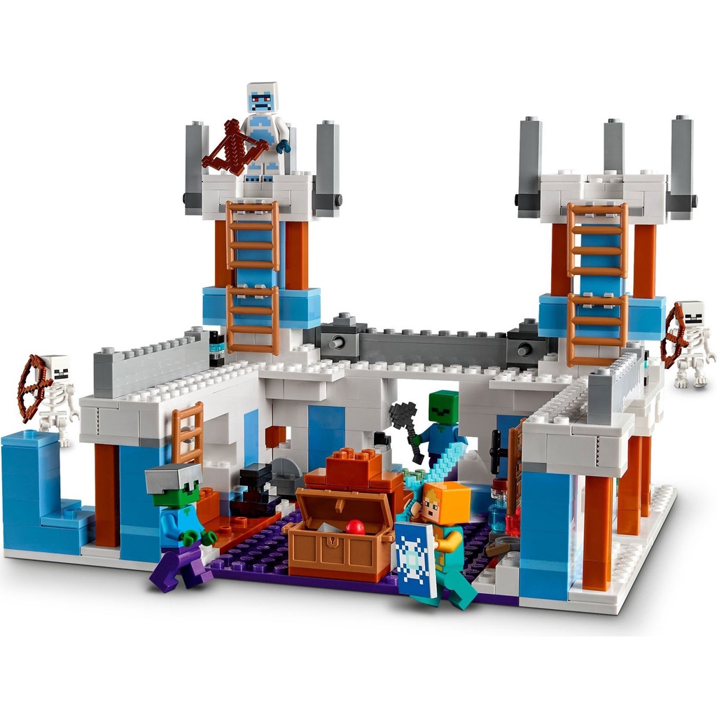 LEGO Minecraft 21186 Lâu đài băng