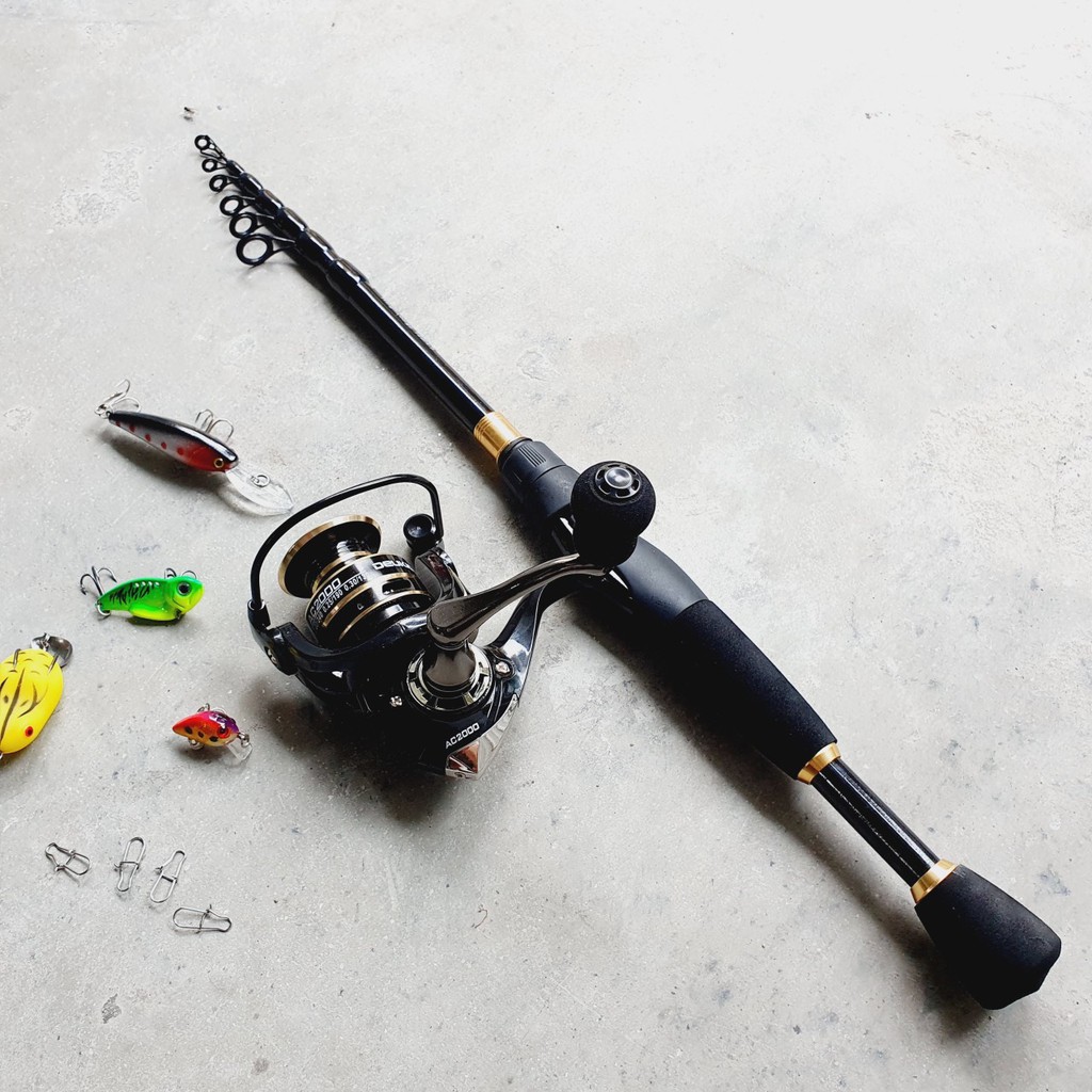 🔰 Bộ Cần Lure Rút Fit Carbon-giá rẻ