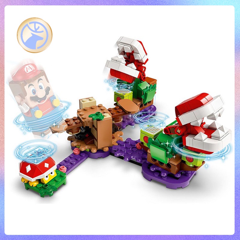 Bộ 294 Miếng|Đồ Chơi lego Xếp Hình Cây Cảnh Super Mario Dễ Thương Cho Bé
