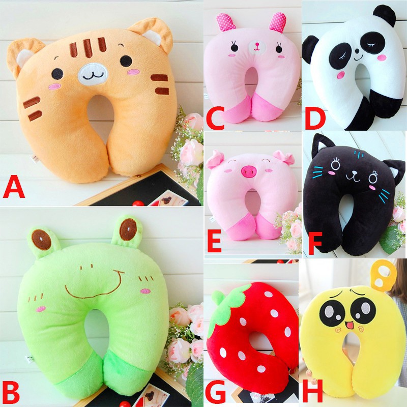 Gối cổ chữ U hình mèo dễ thương dùng cho văn phòng hay đi du lịch