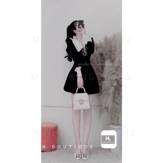 Váy cổ sen 2 kiểu