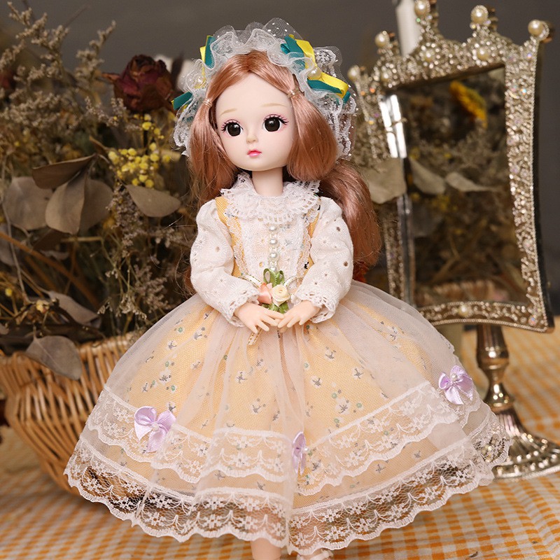 Búp Bê BJD 30cm 1 / 6 21 Khớp Nối Có Thể Tháo Rời Dễ Thương