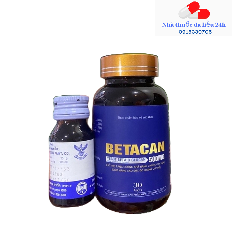 Betacan tăng cường miễn dịch đào thải HPV uống và bôi kết hợp - Nhà Thuốc Da Liễu 24h