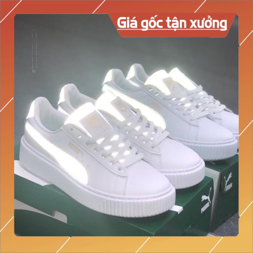 [ Freeship - Xả kho ] Giày thể thao puma nữ, Giày puma trắng