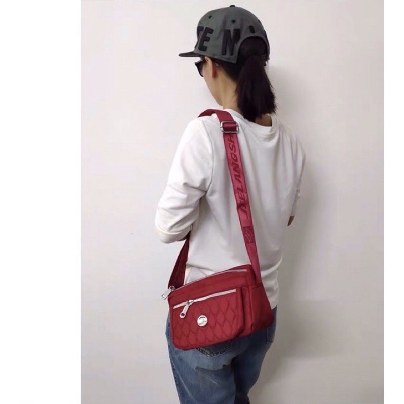 Túi vải dù cao cấp loại đẹp đeo chéo kẹp nách phong cách thời trang giá rẻ túi trung niên đi chợ , đi làm công sở TVD34