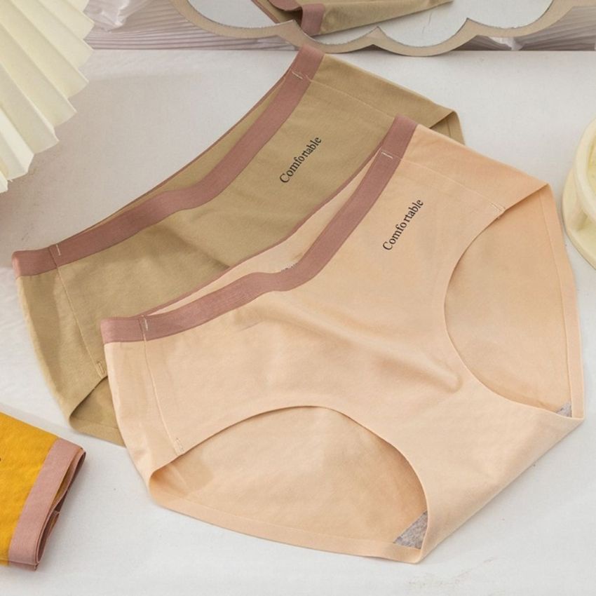 Quần lót nữ cotton, Quần chip nữ Cao Cấp Cạp Vừa kháng khuẩn khử mùi tôn dáng đẹp và dễ thương - L155