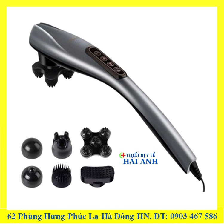 Máy Massage Cầm Tay Đa Năng Cao Cấp - Mát Xa Chuyên Sâu Cho Cổ, Vai Gáy, Bụng, Lưng, Cánh Tay, Chân