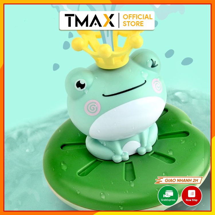 Đồ chơi nhà tắm ếch phun nước giúp trẻ em vui chơi giải trí vận động sáng tạo thông minh phù hợp cho bé 1 tuổi TMAX DC31