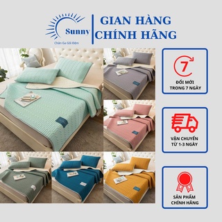 ( Tặng Vỏ Gối ) Chiếu điều hòa - chiếu cao su non Tencel Latex