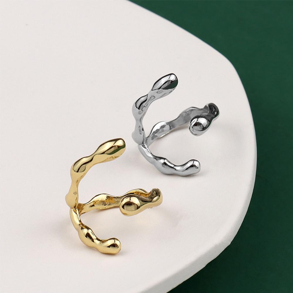 BACK2LIFE Nhẫn Thiết Kế Đơn Giản Cá Tính Hợp Thời Trang