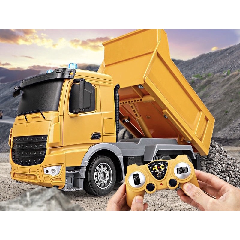 Đồ chơi xe trộn bê tông, xe chở đá điều khiển từ xa - đồ chơi trẻ em cực hot MH: 9000000656