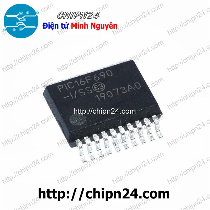 [1 CON] PIC16F690-I/SS SSOP-20 (PIC 16F690 MCU)