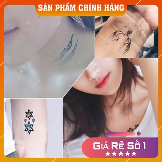 [FREESHIP] ComBo 30 Hình xăm mini nhỏ đẹp dán chân tay lưng tạm thời cho nam nữ xinh cute tattoo nghệ thuật