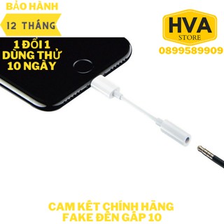 Jack Chuyển Tai Nghe Lightning Sang 3.5mm Zin Theo Máy iPhone X hàng chính hãng bảo hành 12 tháng